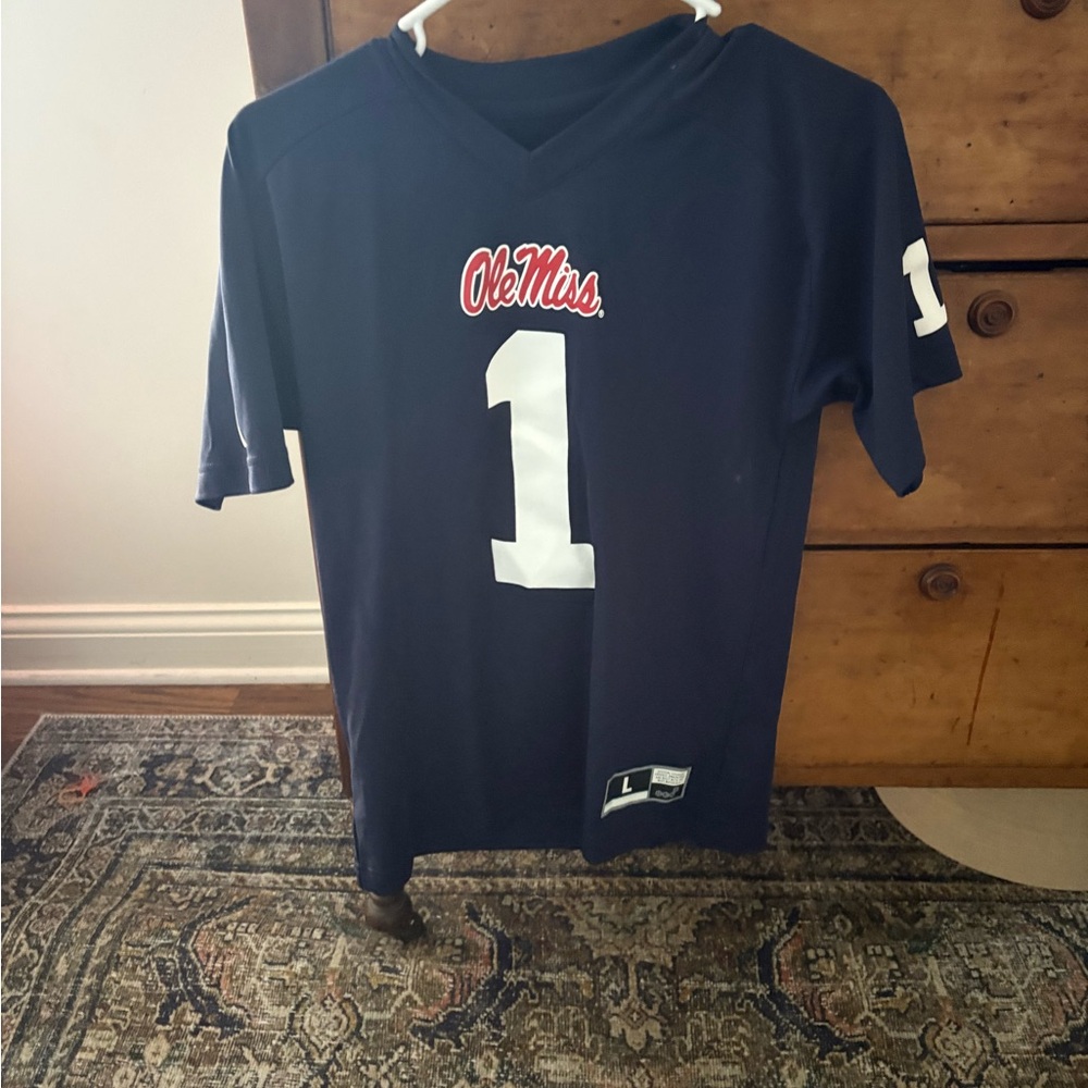 Kids Ole Miss Navy Jersey